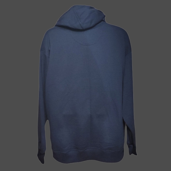 Adidas Fleece Hoodie Navy Blue  sz 2XL - Picture 2 of 3